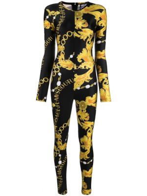 Chain Couture-print jumpsuit, Versace Jeans Couture Chain Couture-print jumpsuit
Chain Couture-print jumpsuit, Versace Jeans Couture Chain Couture-print jumpsuit