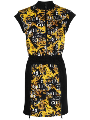 Logo Couture-print panelled minidress, Versace Jeans Couture Logo Couture-print panelled minidress
Logo Couture-print panelled minidress, Versace Jeans Couture Logo Couture-print panelled minidress