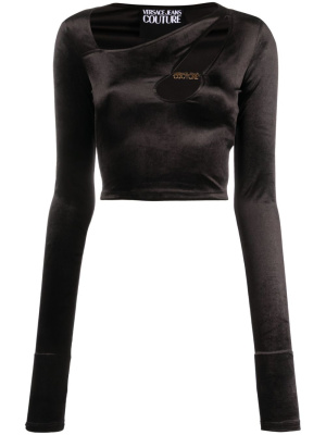 Logo-plaque cut-out crop top, Versace Jeans Couture Logo-plaque cut-out crop top
Logo-plaque cut-out crop top, Versace Jeans Couture Logo-plaque cut-out crop top