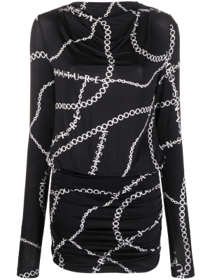 Necklace-print open-back minidress, Versace Jeans Couture Necklace-print open-back minidress
Necklace-print open-back minidress, Versace Jeans Couture Necklace-print open-back minidress