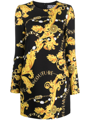 Baroque-print long-sleeve minidress, Versace Jeans Couture Baroque-print long-sleeve minidress
Baroque-print long-sleeve minidress, Versace Jeans Couture Baroque-print long-sleeve minidress
