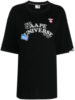 Logo-print cotton-jersey T-shirt, AAPE BY *A BATHING APE® Logo-print cotton-jersey T-shirt
Logo-print cotton-jersey T-shirt, AAPE BY *A BATHING APE® Logo-print cotton-jersey T-shirt