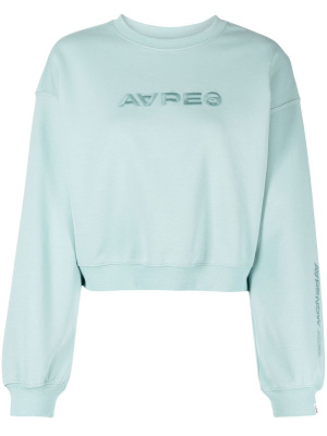 Embroidered-logo cropped sweatshirt, AAPE BY *A BATHING APE® Embroidered-logo cropped sweatshirt
Embroidered-logo cropped sweatshirt, AAPE BY *A BATHING APE® Embroidered-logo cropped sweatshirt