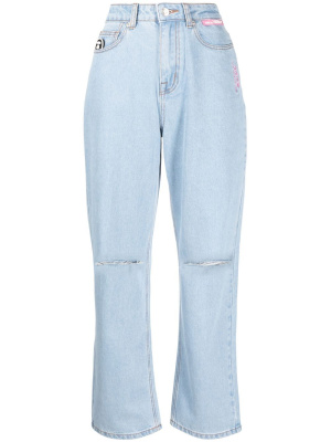 High-waist straight-leg jeans, AAPE BY *A BATHING APE® High-waist straight-leg jeans
High-waist straight-leg jeans, AAPE BY *A BATHING APE® High-waist straight-leg jeans