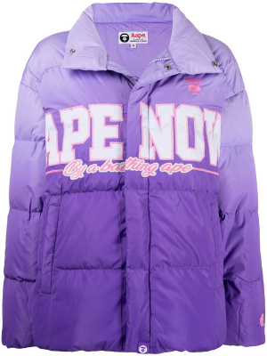 Gradient logo padded jacket, AAPE BY *A BATHING APE® Gradient logo padded jacket
Gradient logo padded jacket, AAPE BY *A BATHING APE® Gradient logo padded jacket