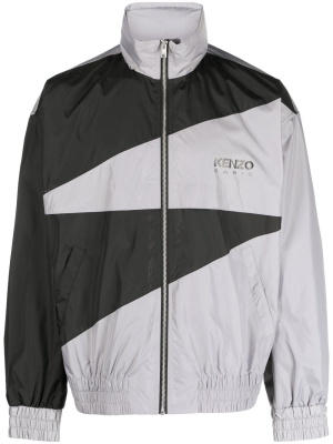 

Two-tone logo-print lightweight jacket, Kenzo Two-tone logo-print lightweight jacket
