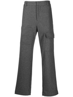 

Flannel cargo trousers, Helmut Lang Flannel cargo trousers