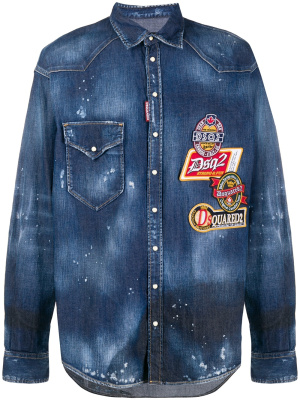Western embroidered patches shirt, Dsquared2 Western embroidered patches shirt
Western embroidered patches shirt, Dsquared2 Western embroidered patches shirt