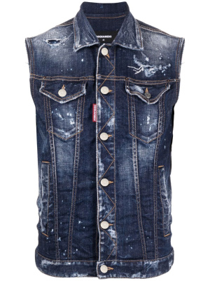 Goth Surfer sleeveless denim jacket, Dsquared2 Goth Surfer sleeveless denim jacket
Goth Surfer sleeveless denim jacket, Dsquared2 Goth Surfer sleeveless denim jacket