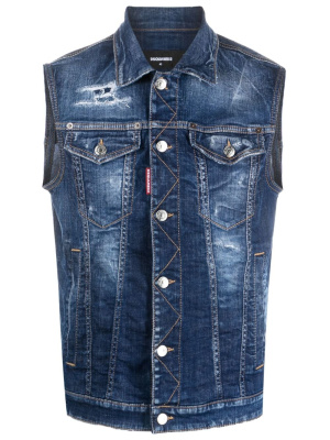 Goth Surfer sleeveless denim jacket, Dsquared2 Goth Surfer sleeveless denim jacket
Goth Surfer sleeveless denim jacket, Dsquared2 Goth Surfer sleeveless denim jacket