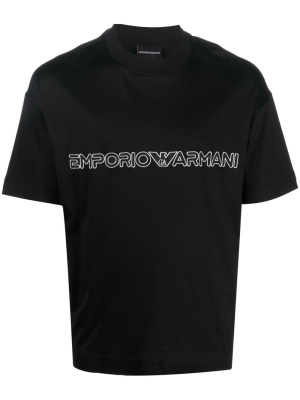 

Lyocell-cotton T-shirt, Emporio Armani Lyocell-cotton T-shirt