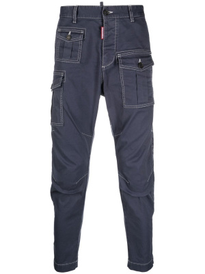 Logo-tape slim-cut cargo trousers, Dsquared2 Logo-tape slim-cut cargo trousers
Logo-tape slim-cut cargo trousers, Dsquared2 Logo-tape slim-cut cargo trousers