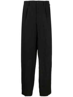 Mid-rise pleated linen trousers, Yohji Yamamoto Mid-rise pleated linen trousers
Mid-rise pleated linen trousers, Yohji Yamamoto Mid-rise pleated linen trousers