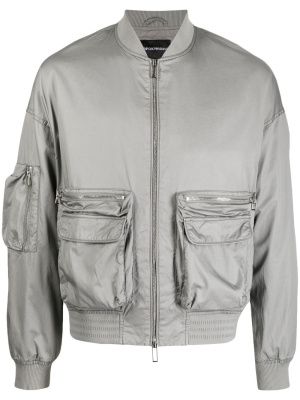 Cargo-pocket cotton bomber jacket, Emporio Armani Cargo-pocket cotton bomber jacket
Cargo-pocket cotton bomber jacket, Emporio Armani Cargo-pocket cotton bomber jacket
