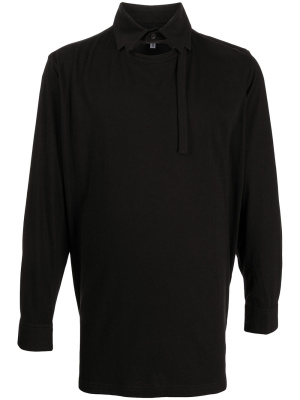 T-shirt panel long-sleeve shirt, Yohji Yamamoto T-shirt panel long-sleeve shirt
T-shirt panel long-sleeve shirt, Yohji Yamamoto T-shirt panel long-sleeve shirt