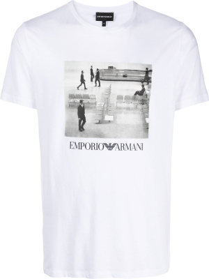 Photograph-print cotton T-shirt, Emporio Armani Photograph-print cotton T-shirt
Photograph-print cotton T-shirt, Emporio Armani Photograph-print cotton T-shirt