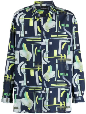 Abstract-print long-sleeved shirt, Emporio Armani Abstract-print long-sleeved shirt
Abstract-print long-sleeved shirt, Emporio Armani Abstract-print long-sleeved shirt