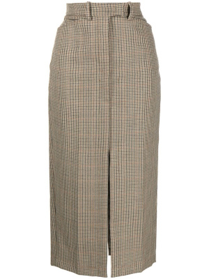Houndstooth-print wool straight skirt, Nº21 Houndstooth-print wool straight skirt
Houndstooth-print wool straight skirt, Nº21 Houndstooth-print wool straight skirt
