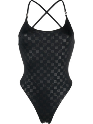 Monogram-pattern one-piece swimsuit, MISBHV Monogram-pattern one-piece swimsuit
Monogram-pattern one-piece swimsuit, MISBHV Monogram-pattern one-piece swimsuit