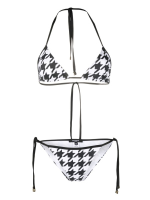 Houndstooth-print halterneck bikini, Balmain Houndstooth-print halterneck bikini
Houndstooth-print halterneck bikini, Balmain Houndstooth-print halterneck bikini