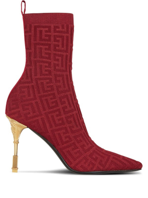 Moneta-monogram 95mm knit ankle boots, Balmain Moneta-monogram 95mm knit ankle boots
Moneta-monogram 95mm knit ankle boots, Balmain Moneta-monogram 95mm knit ankle boots