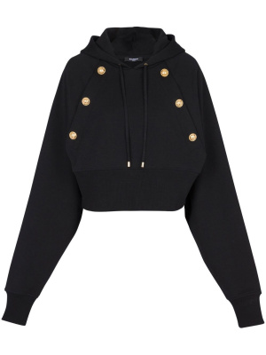 Decorative-buttons organic-cotton hoodie, Balmain Decorative-buttons organic-cotton hoodie
Decorative-buttons organic-cotton hoodie, Balmain Decorative-buttons organic-cotton hoodie