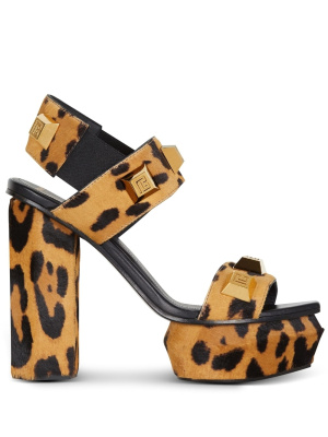 Ava 140mm leopard-print platform sandals, Balmain Ava 140mm leopard-print platform sandals
Ava 140mm leopard-print platform sandals, Balmain Ava 140mm leopard-print platform sandals