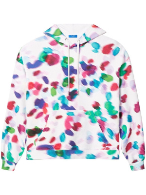 

Abstract-print cotton hoodie, Nina Ricci Abstract-print cotton hoodie