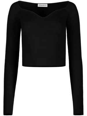 Sweetheart-neckline knitted top, Nina Ricci Sweetheart-neckline knitted top
Sweetheart-neckline knitted top, Nina Ricci Sweetheart-neckline knitted top