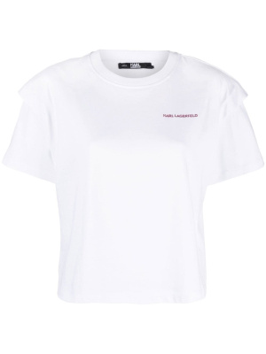 Embroidered-logo organic cotton T-shirt, Karl Lagerfeld Embroidered-logo organic cotton T-shirt
Embroidered-logo organic cotton T-shirt, Karl Lagerfeld Embroidered-logo organic cotton T-shirt