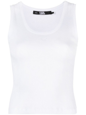 Embroidered-logo ribbed tank top, Karl Lagerfeld Embroidered-logo ribbed tank top
Embroidered-logo ribbed tank top, Karl Lagerfeld Embroidered-logo ribbed tank top