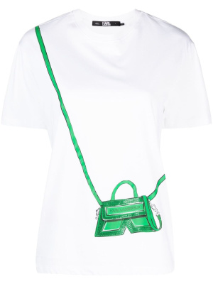 Graphic-print organic-cotton T-shirt, Karl Lagerfeld Graphic-print organic-cotton T-shirt
Graphic-print organic-cotton T-shirt, Karl Lagerfeld Graphic-print organic-cotton T-shirt