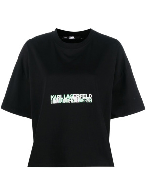 Logo-print short-sleeved T-shirt, Karl Lagerfeld Logo-print short-sleeved T-shirt
Logo-print short-sleeved T-shirt, Karl Lagerfeld Logo-print short-sleeved T-shirt