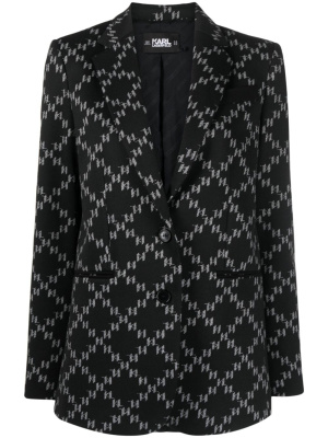 Jacquard-pattern single-breasted blazer, Karl Lagerfeld Jacquard-pattern single-breasted blazer
Jacquard-pattern single-breasted blazer, Karl Lagerfeld Jacquard-pattern single-breasted blazer