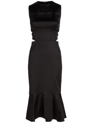Cut-out detail ruffled-hem dress, Karl Lagerfeld Cut-out detail ruffled-hem dress
Cut-out detail ruffled-hem dress, Karl Lagerfeld Cut-out detail ruffled-hem dress