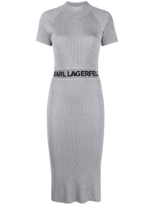 Lurex logo-waist ribbed dress, Karl Lagerfeld Lurex logo-waist ribbed dress
Lurex logo-waist ribbed dress, Karl Lagerfeld Lurex logo-waist ribbed dress