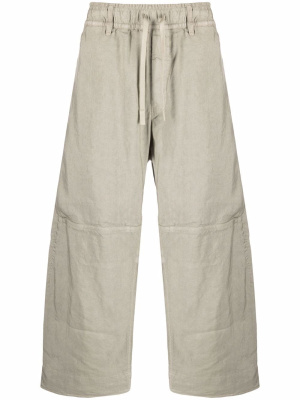 Cropped drawstring-waist trousers, Stone Island Shadow Project Cropped drawstring-waist trousers
Cropped drawstring-waist trousers, Stone Island Shadow Project Cropped drawstring-waist trousers