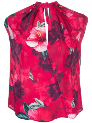 Hibiscus-print sleeveless blouse, PINKO Hibiscus-print sleeveless blouse
Hibiscus-print sleeveless blouse, PINKO Hibiscus-print sleeveless blouse