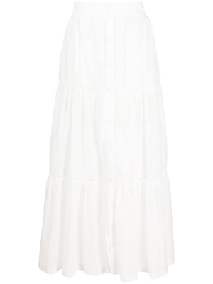 Tiered broderie anglaise cotton maxi skirt, PINKO Tiered broderie anglaise cotton maxi skirt
Tiered broderie anglaise cotton maxi skirt, PINKO Tiered broderie anglaise cotton maxi skirt