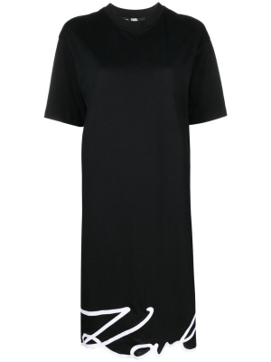 Karl Signature hem T-shirt dress, Karl Lagerfeld Karl Signature hem T-shirt dress
Karl Signature hem T-shirt dress, Karl Lagerfeld Karl Signature hem T-shirt dress