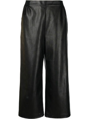 Perforated faux-leather trousers, Karl Lagerfeld Perforated faux-leather trousers
Perforated faux-leather trousers, Karl Lagerfeld Perforated faux-leather trousers