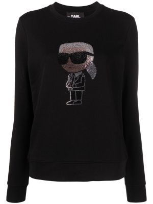 Ikonik 2.0 embellished cotton sweatshirt, Karl Lagerfeld Ikonik 2.0 embellished cotton sweatshirt
Ikonik 2.0 embellished cotton sweatshirt, Karl Lagerfeld Ikonik 2.0 embellished cotton sweatshirt