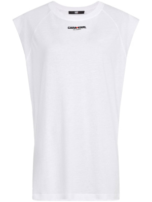 X Cara Delevingne logo-print tank top, Karl Lagerfeld X Cara Delevingne logo-print tank top
X Cara Delevingne logo-print tank top, Karl Lagerfeld X Cara Delevingne logo-print tank top
