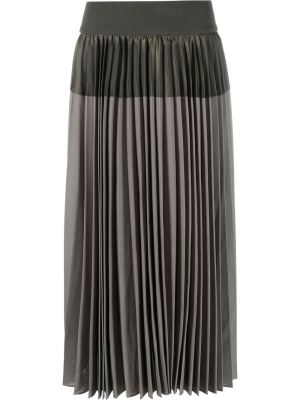 Two-toned colour-block pleated skirt, Sacai Two-toned colour-block pleated skirt
Two-toned colour-block pleated skirt, Sacai Two-toned colour-block pleated skirt