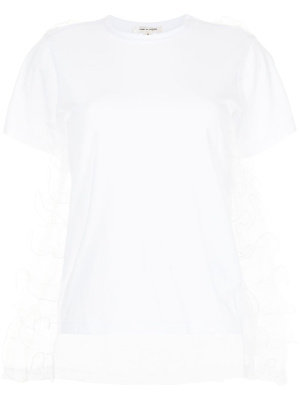 Ruffle-trim crew-neck T-shirt, Comme Des Garçons Ruffle-trim crew-neck T-shirt
Ruffle-trim crew-neck T-shirt, Comme Des Garçons Ruffle-trim crew-neck T-shirt