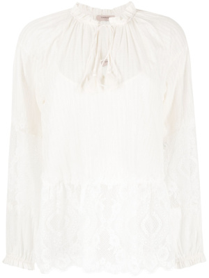 Floral-lace long-sleeve cotton blouse, TWINSET Floral-lace long-sleeve cotton blouse
Floral-lace long-sleeve cotton blouse, TWINSET Floral-lace long-sleeve cotton blouse