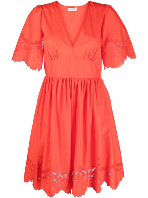 Broderie-anglaise short-sleeve dress, TWINSET Broderie-anglaise short-sleeve dress
Broderie-anglaise short-sleeve dress, TWINSET Broderie-anglaise short-sleeve dress