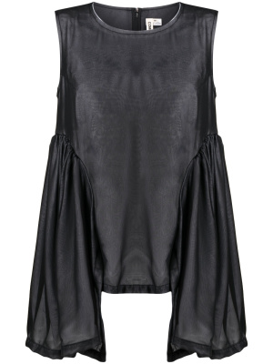 Draped-detail sleeveless blouse, Comme Des Garçons Draped-detail sleeveless blouse
Draped-detail sleeveless blouse, Comme Des Garçons Draped-detail sleeveless blouse