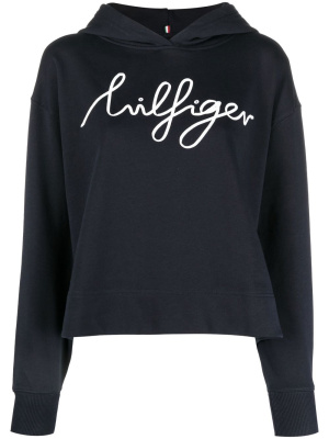 Logo-print organic cotton hoodie, Tommy Hilfiger Logo-print organic cotton hoodie
Logo-print organic cotton hoodie, Tommy Hilfiger Logo-print organic cotton hoodie