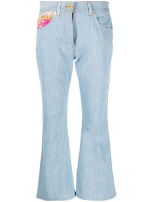 Royal Rebellion flared cropped jeans, Versace Royal Rebellion flared cropped jeans
Royal Rebellion flared cropped jeans, Versace Royal Rebellion flared cropped jeans